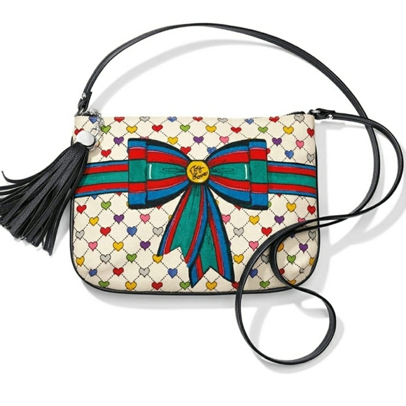 NWOT Brighton Love & Joy Crossbody Pouch - Picture 2 of 3